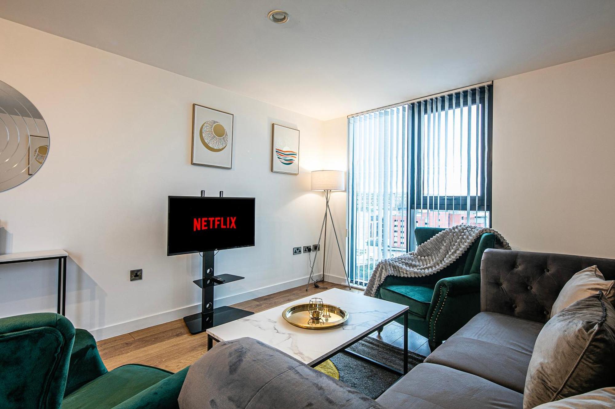 Апартаменты Stylish 2 Bed 104 - Centre, Free Parking, Coffee Machine & Netflix - Hosted By Host Save Шефилд